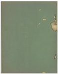 Moe Howard's 33pp. Script Dated April 1937 for The Three Stooges Film ''Goofs and Saddles'' -- Very Good Condition